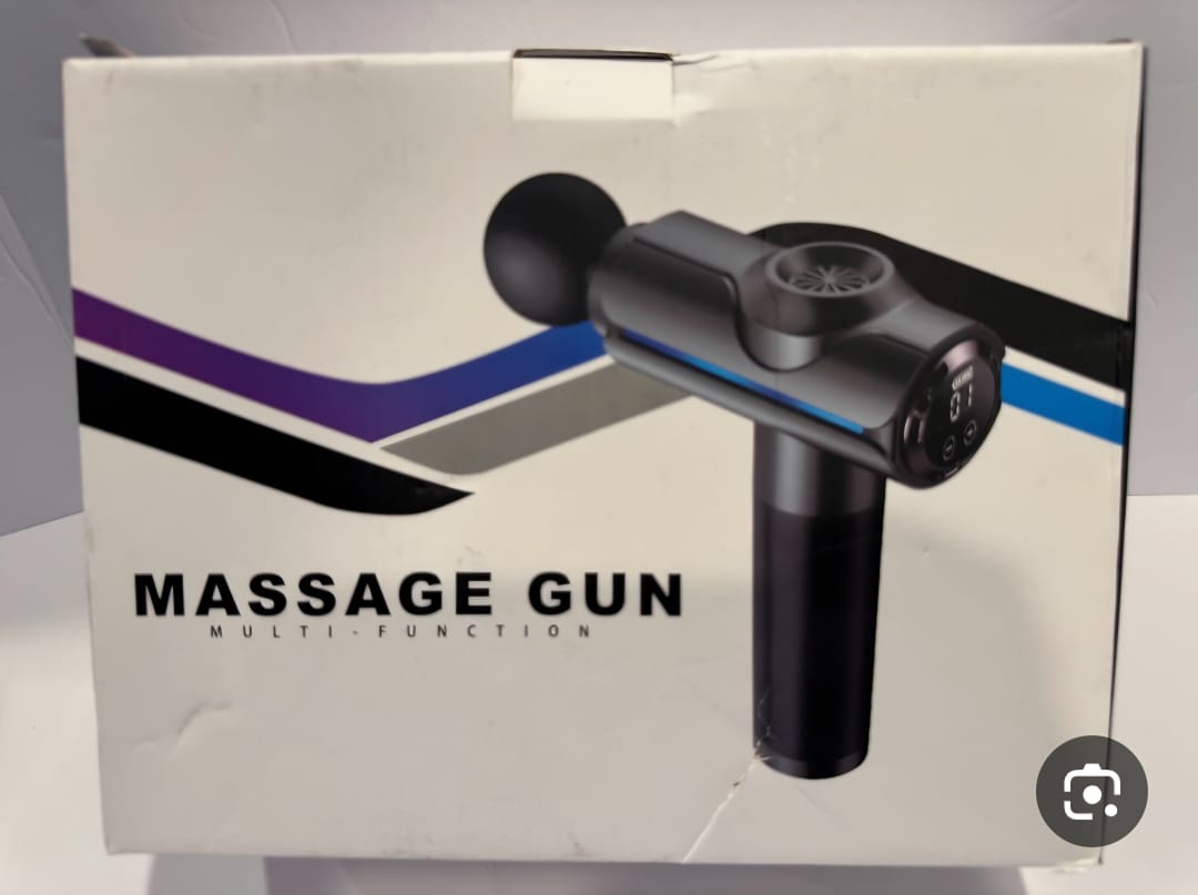 مسدس مساج وتدليك العضلات الذكي شاشة ديجيتال (Fascia Gun - Light Age)