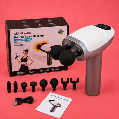 جهاز مساج وتدليك الجسم ذو الرأس المزدوج من بلو ايديا (Blueidea Double-head Massager )