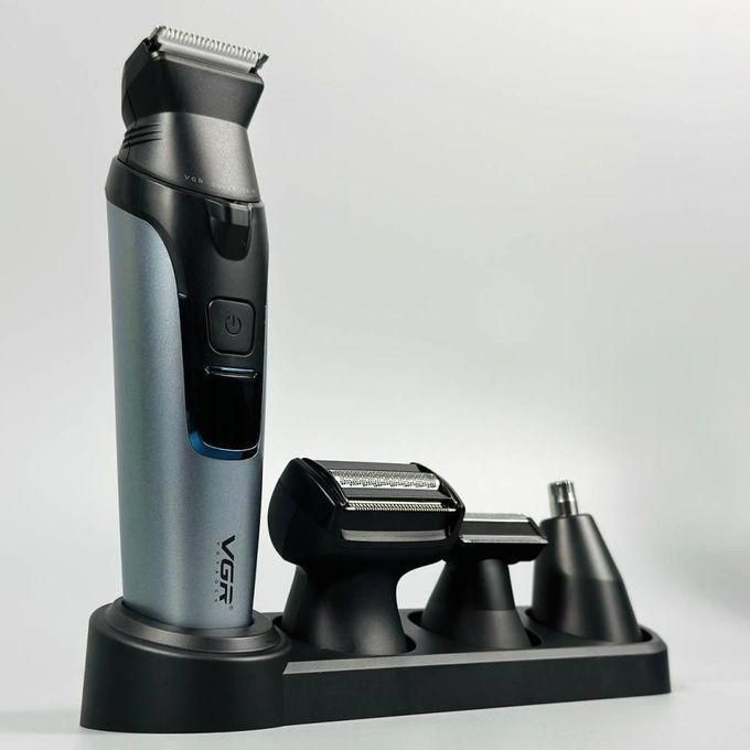VGR 4 in 1 Grooming Kit Trimmer – Model V-634 -  ماكينة حلاقة رجالي متعددة الاستخدام