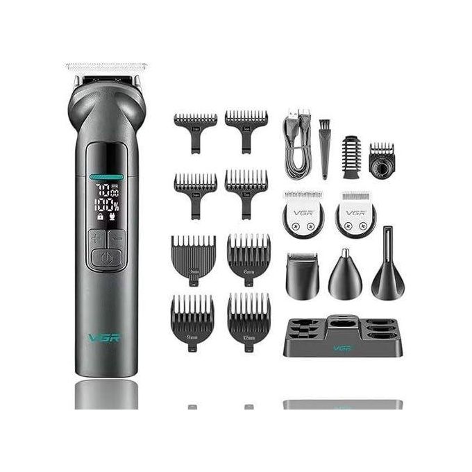 VGR V-096 14 in 1 Grooming Kit – ماكينة الحلاقة والتشذيب متعددة الاستخدامات