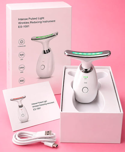 جهاز مساج وشد الرقبة والوجه الذكي ومقاومة التجاعيد (Intense Pulsed Light Instrument)