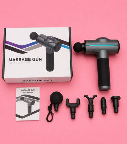 مسدس مساج وتدليك العضلات الذكي شاشة ديجيتال (Fascia Gun - Light Age)