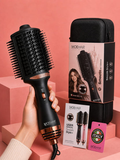 فرشاة ومجفف شعر سموث ستايل بلس الاحترافية من مويهير (MOEHAIR PROFESSIONAL - Smooth Style+ MO-7175)