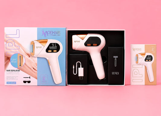 جهاز إزالة الشعر بالليزر المنزلي بتقنية النبض الضوئي المكثف MOEHAIR Pro Extreme IPL (موديل MO-9080).