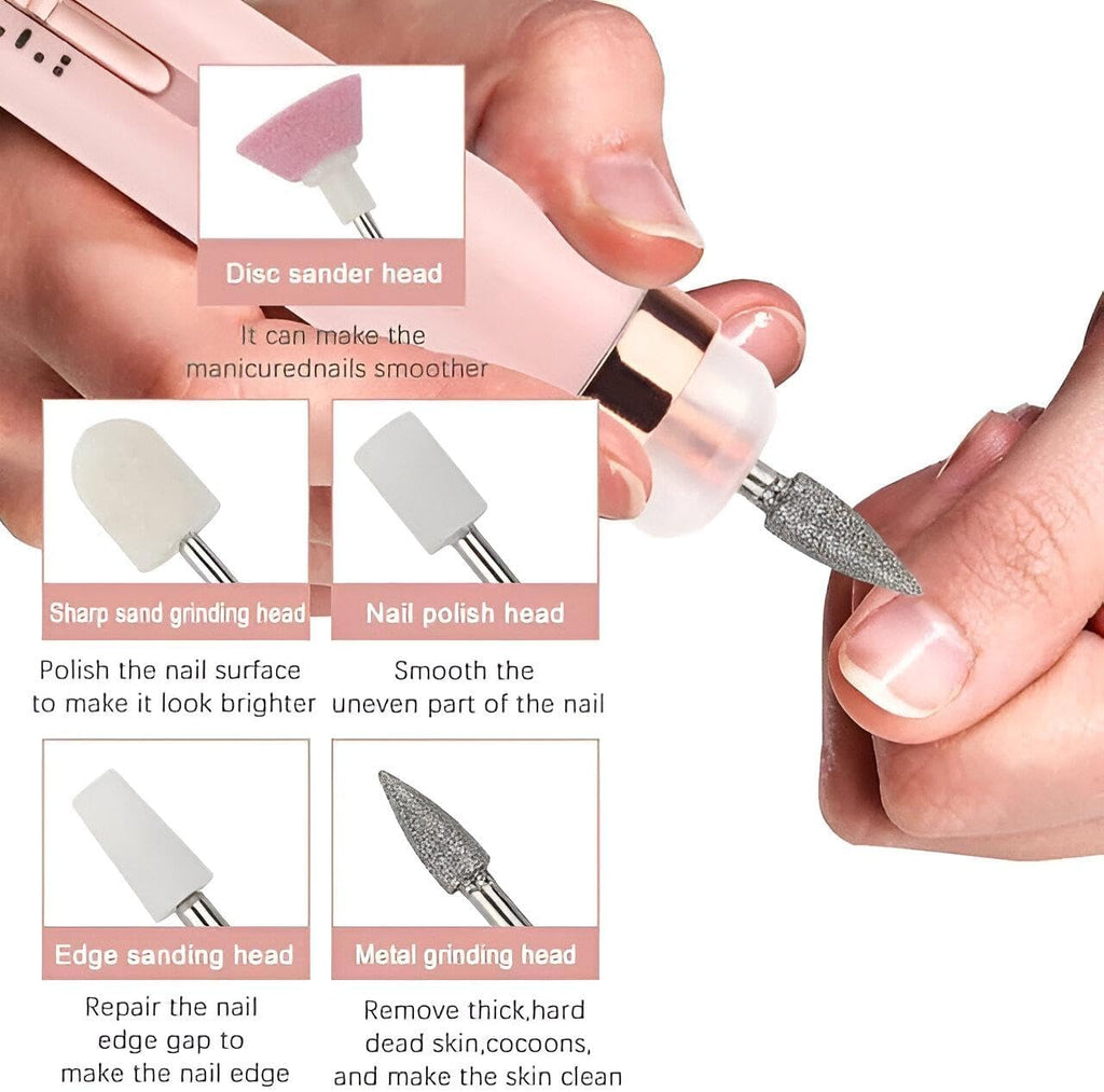 طقم العناية بالأظافر والقدمين مع جهاز باديكير وجوارب جل مرطبة للقدمين - Complete Manicure and Pedicure Care Bundle with Spa Gel Socks