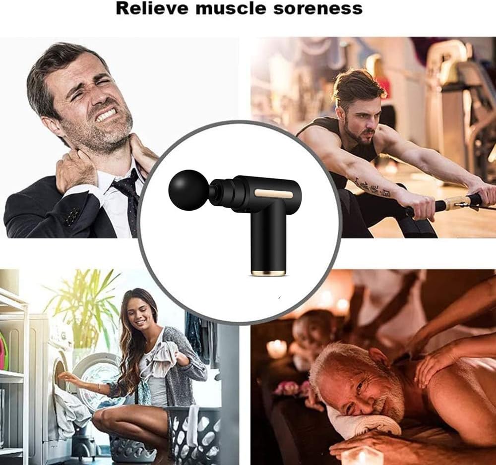 SKINOVA Massage Gun & Travel Sleep Kit – جهاز مساج احترافي + طقم نوم للسفر