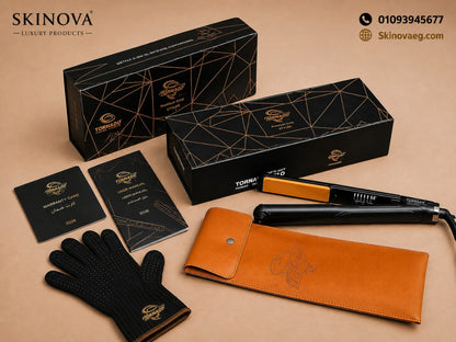 مكواة فرد الشعر الاحترافية بريميوم جولد من تورنيدو (TORNADO - Premium Gold Styler)