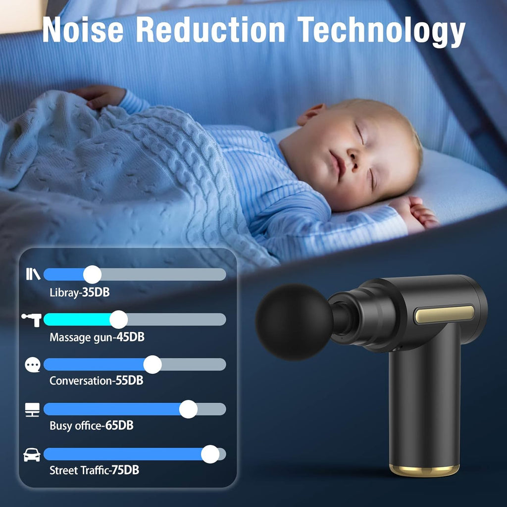 Pro Massage Gun & Foot Massager Mat – جهاز المساج الاحترافي + سجادة مساج القدم