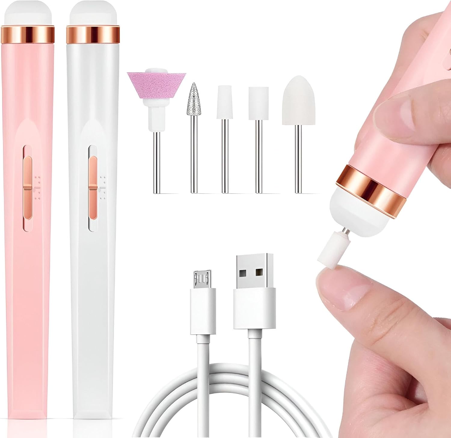 طقم العناية بالأظافر والقدمين مع جهاز باديكير وجوارب جل مرطبة للقدمين - Complete Manicure and Pedicure Care Bundle with Spa Gel Socks