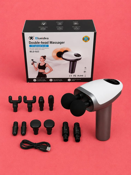 جهاز مساج وتدليك الجسم ذو الرأس المزدوج من بلو ايديا (Blueidea Double-head Massager )