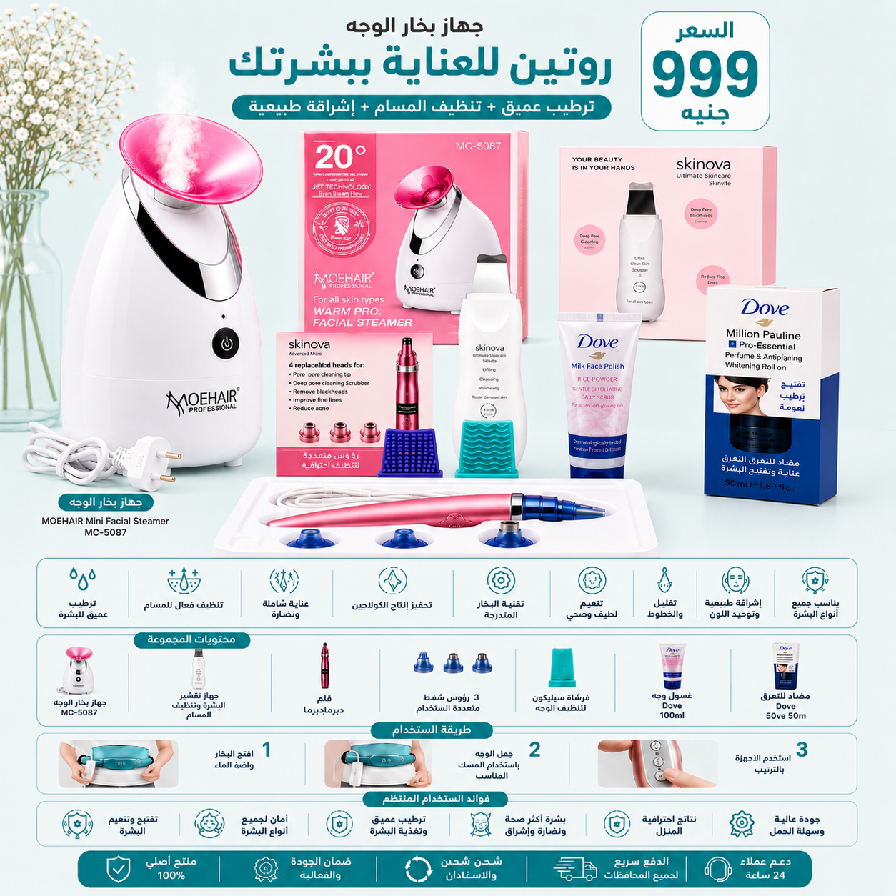 Pro Skin Care Bundle – باكدج العناية الكاملة بالبشرة الاحترافية