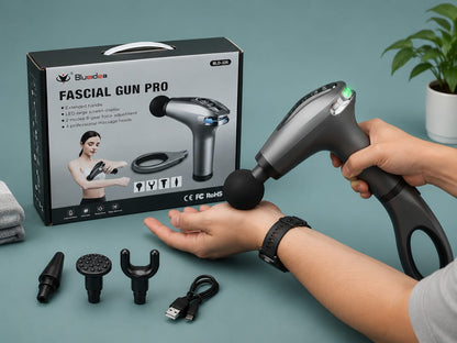 مسدس مساج وتدليك العضلات الاحترافي من سكينوفا (SKINOVA - FASCIAL GUN PRO)