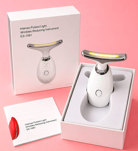 جهاز مساج وشد الرقبة والوجه الذكي ومقاومة التجاعيد (Intense Pulsed Light Instrument)