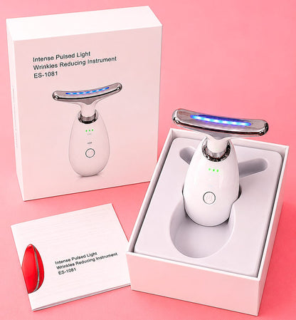 جهاز مساج وشد الرقبة والوجه الذكي ومقاومة التجاعيد (Intense Pulsed Light Instrument)
