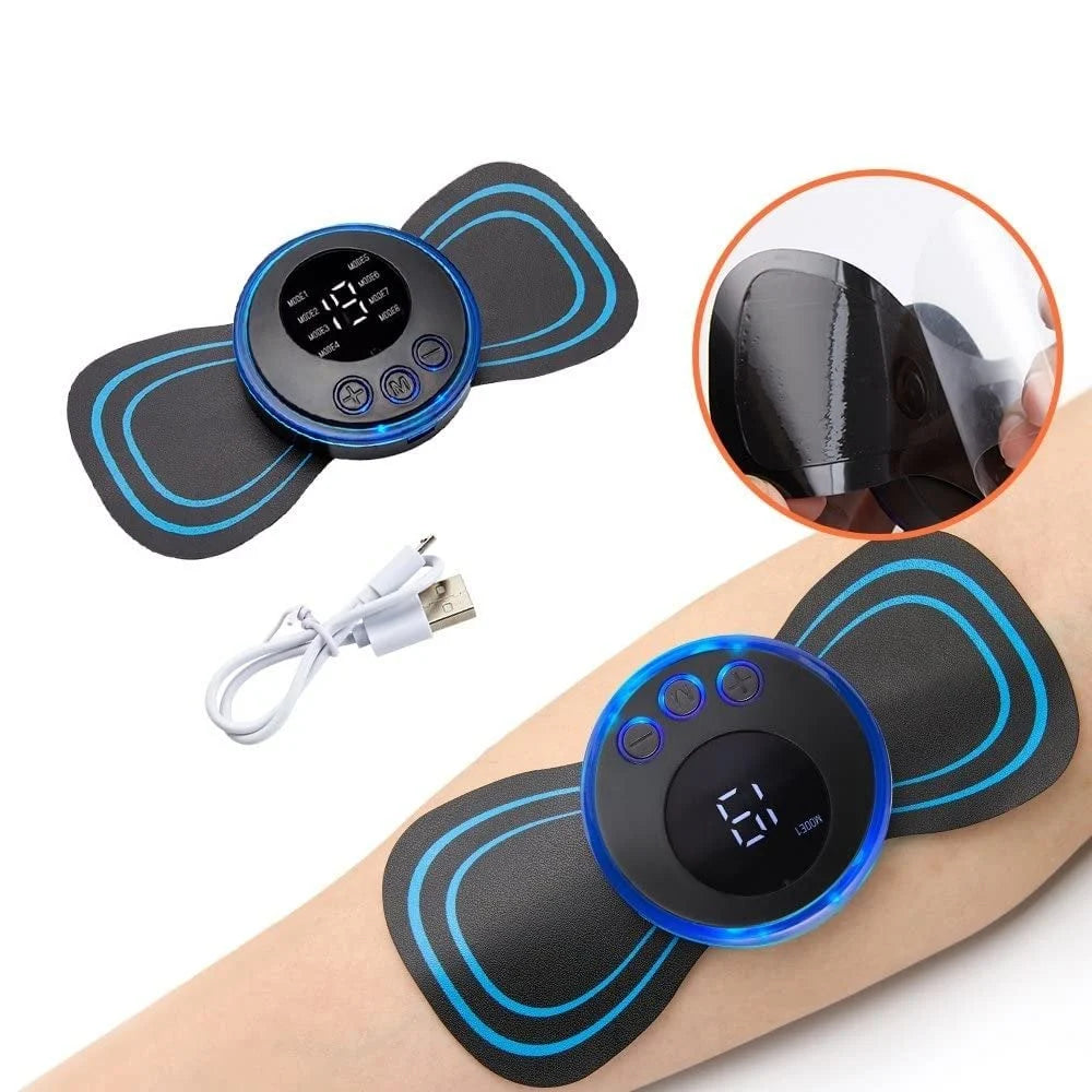 SKINOVA Massage Gun & EMS Device Bundle – باكدج جهاز المساج العميق + جهاز تحفيز العضلات EMS